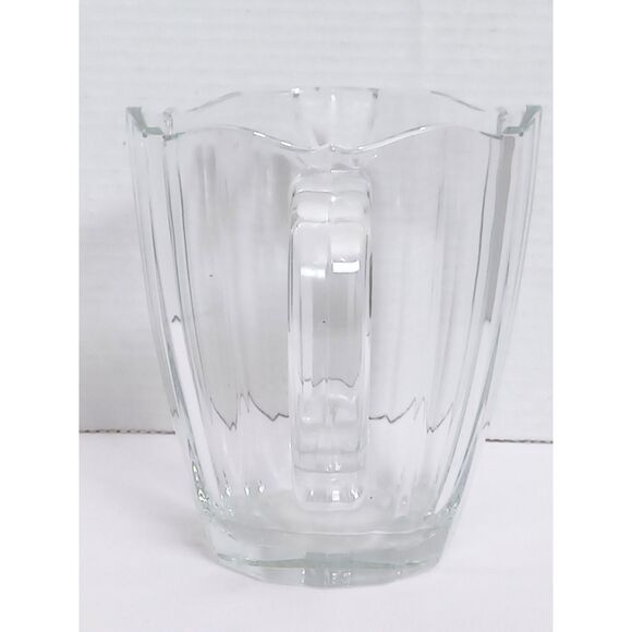 Villeroy & Boch My Garden Crystal Glass Pitcher Etched Maker Mark on Base - Picture 11 of 13